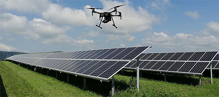 Хевел применил беспилотники для инспекции солнечных электростанций